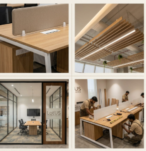 Modern office interior by Lotus Interior